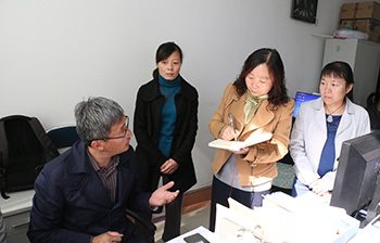 2018年10月，济南市疾病预防控制中心传染病、地方病和寄生虫病考核小组第二组到县人民医院考核相关工作